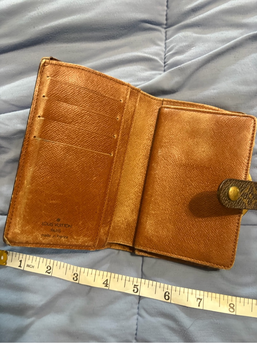 Louis Vuitton Monogram Canvas Wallet in Brown and Gold - Picture 4 of 4